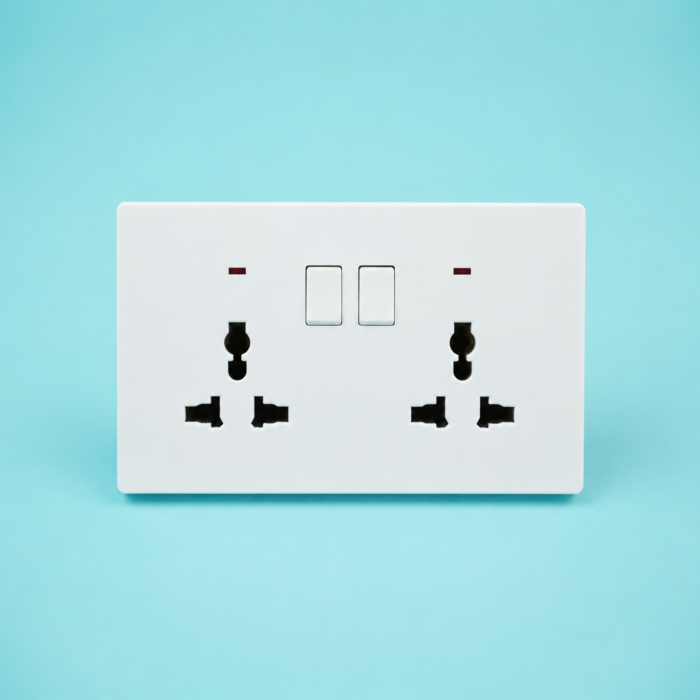 Bs 13 Amp Double Socket